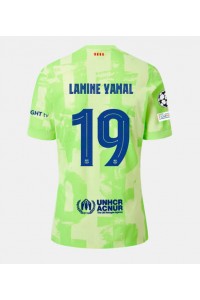 Fotbalové Dres Barcelona Lamine Yamal #19 Třetí Oblečení 2024-25 Krátký Rukáv